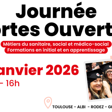 La Croix-Rouge Comp�tence Occitanie, ouvre ses portes � Toulouse le samedi 31 janvier de 9h30 � 16h !